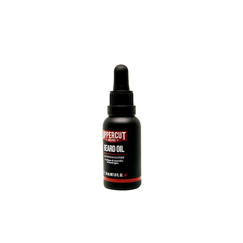 Uppercut Deluxe aceite acondicionador para barba, pachulí y aroma de