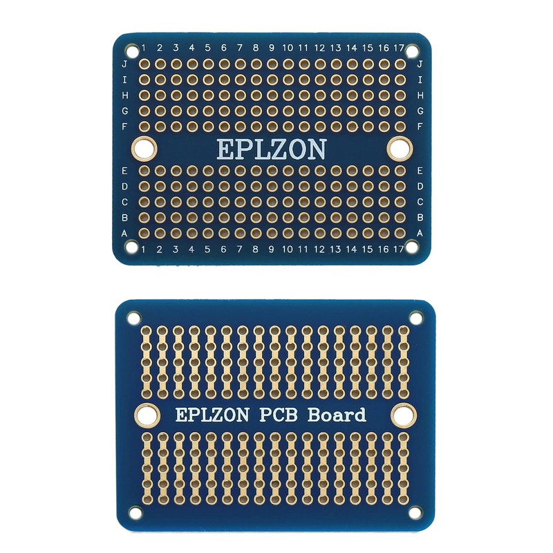EPLZON Plated PCB Solder-able Breadboard for Electronics Projects Compatible with