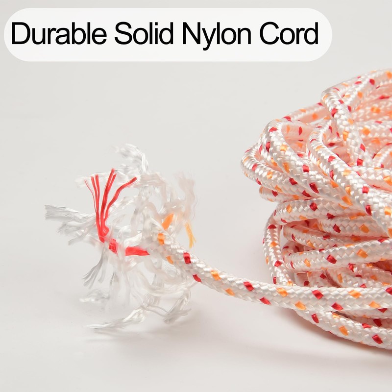 Multisland Recoil Starter Rope Pull Cord with Recoil Starter Handle,