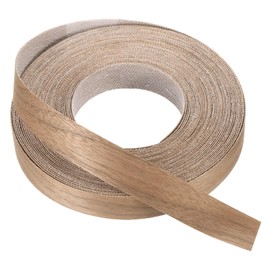PATIKIL Walnut Edge Banding, 1 in x 49.2 ft Wood Veneer Tape, Pre-glued Flexible
