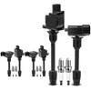 A-Premium Set of 6 Ignition Coil Pack and Iridium Spark