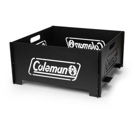 Coleman Pack-A-Way 10” Portable Fire Pit, Collapsible Wood Burning Fire Pit, Outdoor Accessory for Camping, Backyard, Deck & Patio, Black
