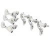 1:18 Gear Ratio Guitar Tuners Knob Enclosed Robust Silver Electric
