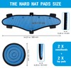 Hard Hat Top Pads and Sweatbands for Safety Helmet, Washable