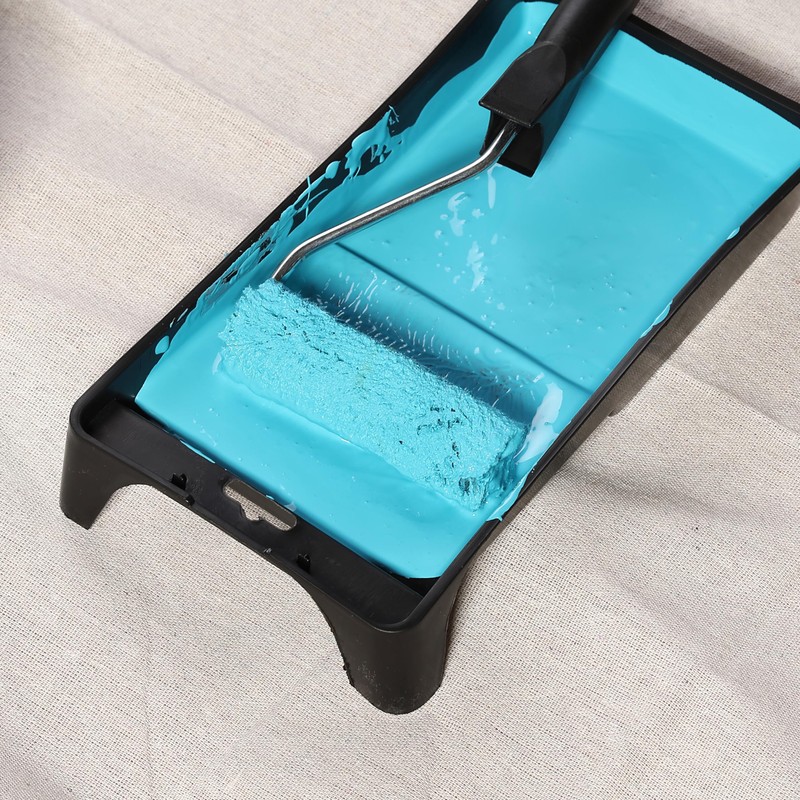Bates- Paint Tray Set, 6 pcs, 4-Inch Paint Roller Kit,