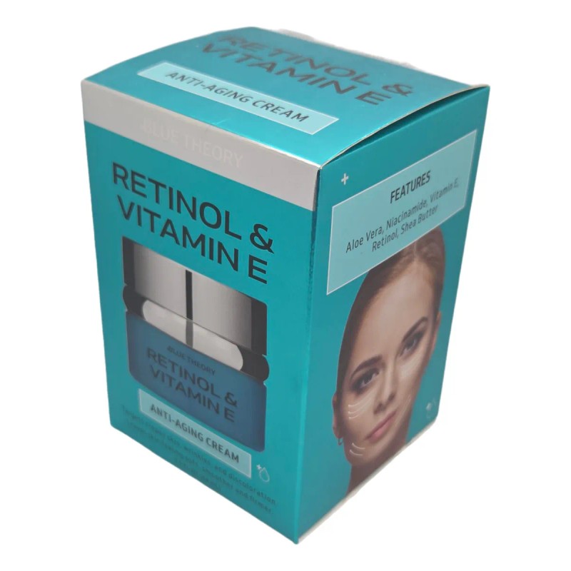 Crema Facial Antiedad Blue Theory Retinol Vitamina 44ml Todo Tipo
