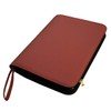 Large Capacity Fountain Pen Case PU Leather Coffee Color 48