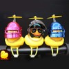 wonuu Rubber Duck Toy Car Ornaments Yellow Duck Car Dashboard