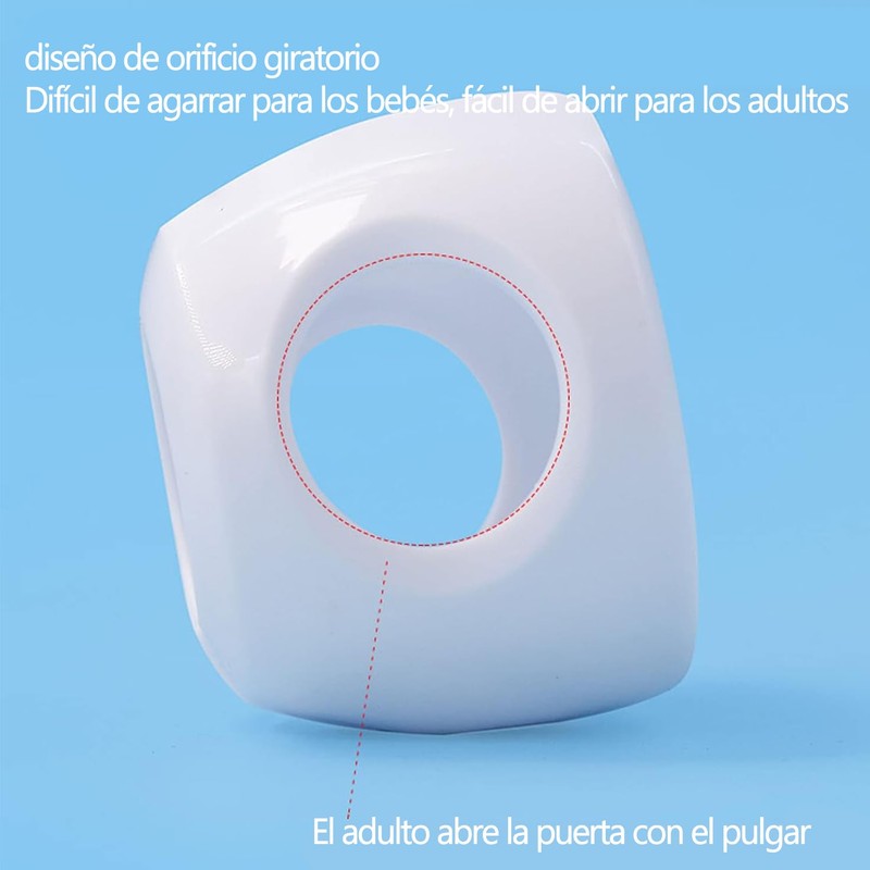 WEZCHUGHAOL Cubierta de Seguridad para Perilla de Puerta, 6pcs Cubiertas