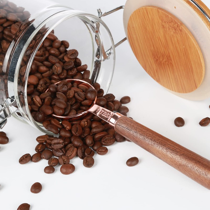KKC Coffee Beans, Storage Container, Airtight, Coffee Canister, 7.1 oz