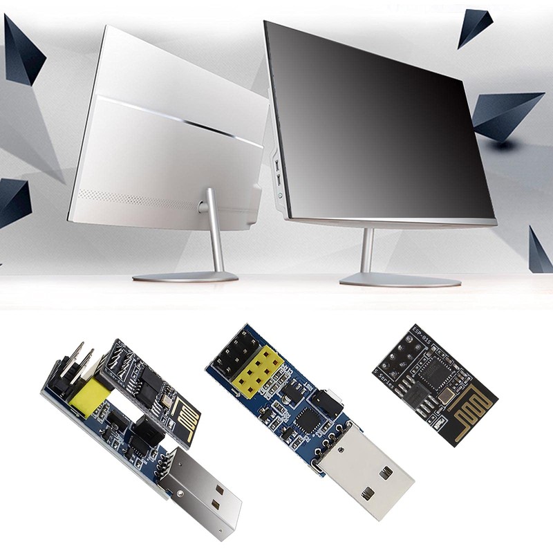 Pack of 2 Modular Card ESP8266 ESP-01 ESP01S WiFi Transmitter