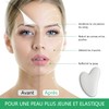 Gua Sha White Jade Stone - Massager for Face, Eyes,