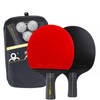 mamota Table Tennis Racket Set, Ping Pong, Beginner, Intermediate Case,