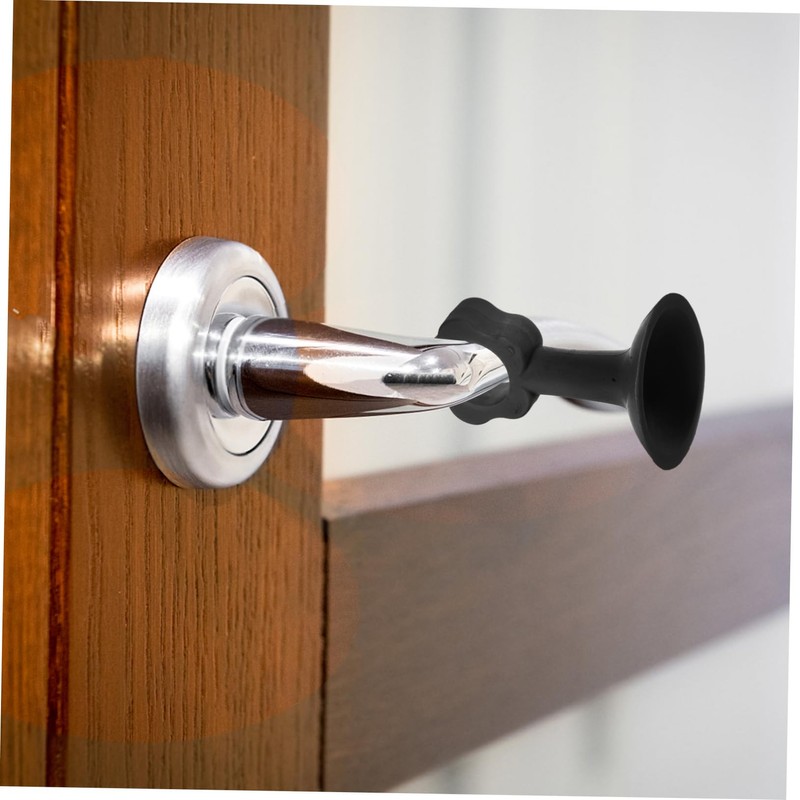 KOMBIUDA 4pcs Sucker Door Bumper Flower Shape Protector Wall Collision