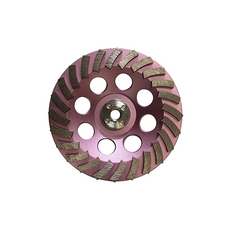 7" Anti-Vibration Grinding Diamond Cup Wheels for Concrete and Masonry,