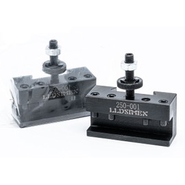 LLDSIMEX Juego de 2 piezas 250-001 0XA herramienta de cambio rápido, soporte de herramientas Turinng material 1# soporte