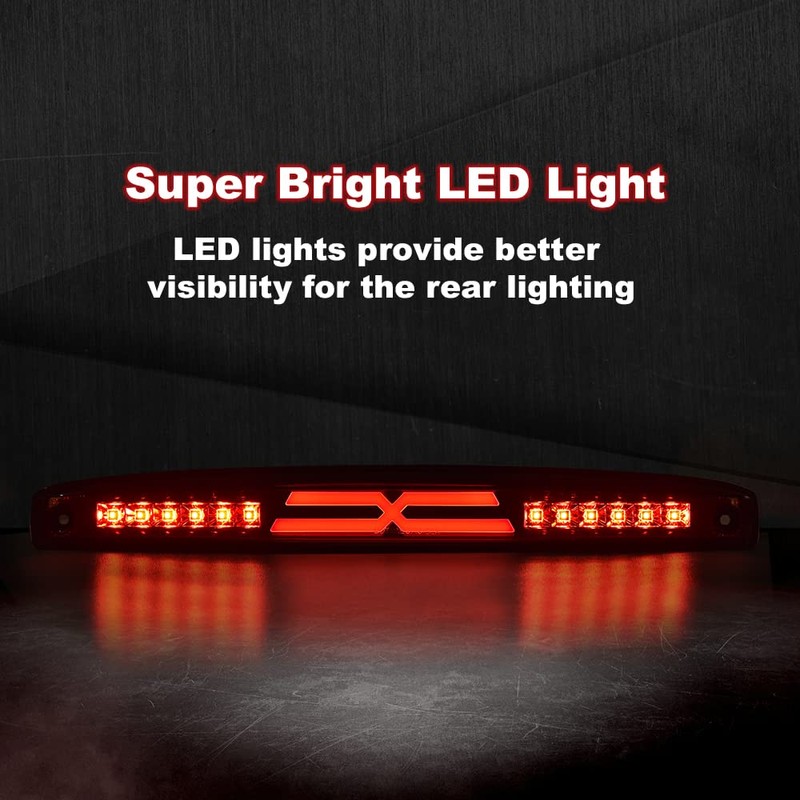 G-PLUS LED Rear Center Tailgate Lamp X Brake Light Compatible