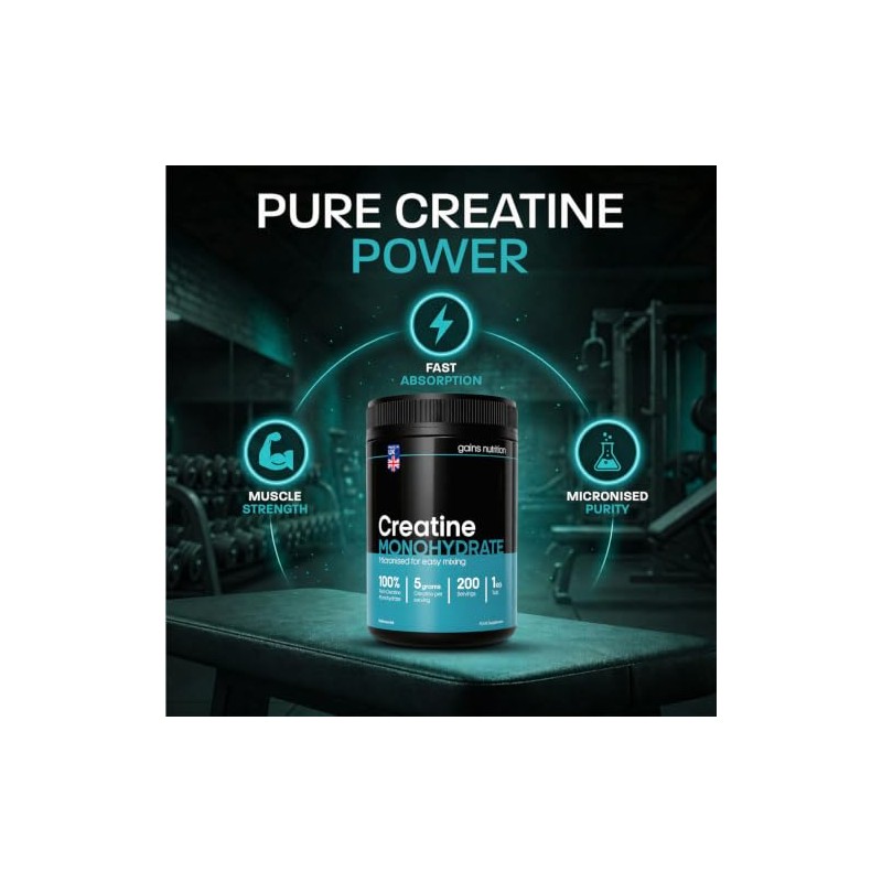 GN Creatine Duo Bundle, Powder and Gummies, 1kg Tub, Blueberry,