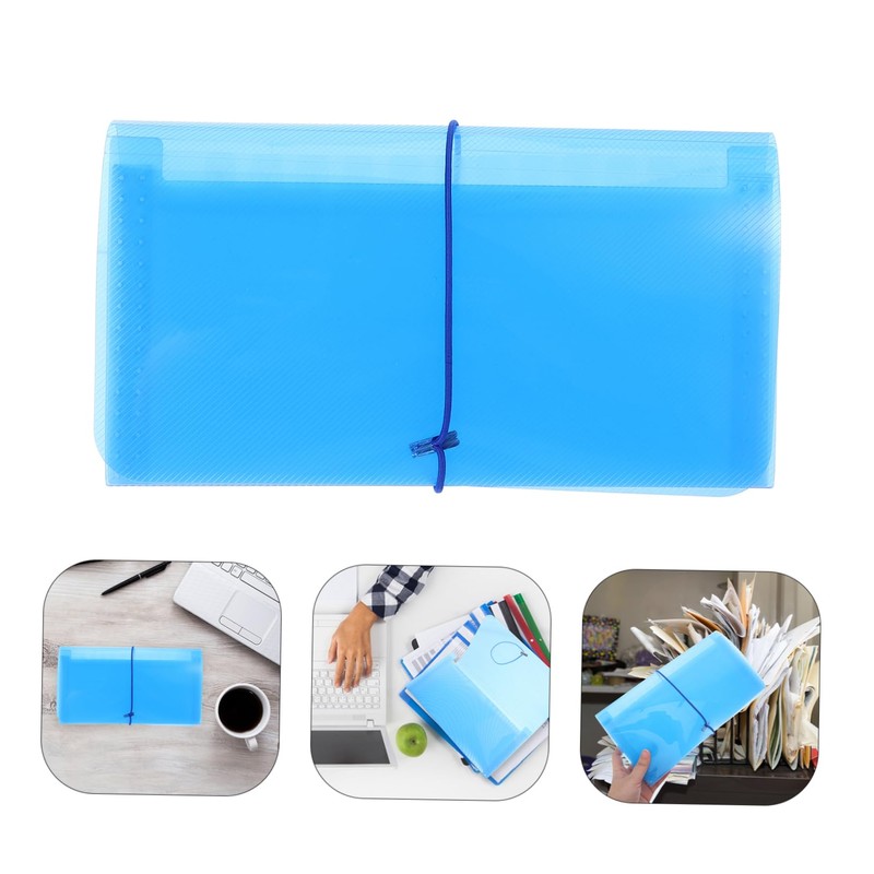 Operitacx B6 Expanding Folder Organizer 13 Pocket Transparent Document Holder