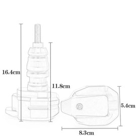 Motorcycle Frame Slider Protector, CNC Fall Protection Guard for Z650 2017-2020, Black (Z650 Logo)