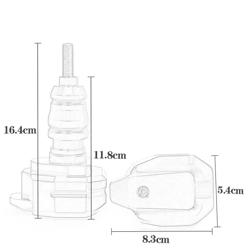 Motorcycle Frame Slider Protector, CNC Fall Protection Guard for Z650