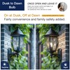 FLSNT Dusk to Dawn Outdoor Sensor LED Edison Bulbs, 4W
