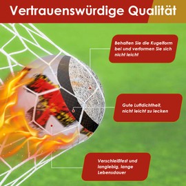 KWJEIULSOQ Football, Children's Unisex Professional Football Training Ball, Outdoor Indoor Football Size 5, Bouncy Football Children, Footballs for Teenagers and Adults