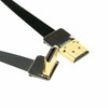 FPV HDMI Male to 90 Degree Down Angled HDMI Male