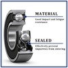 NOOTO 6006RK Double Row Sealed Bearing 30mm Bore for Farm