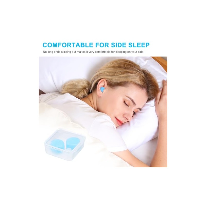 Tapones para los oídos para dormir, tapones de silicona moldeables