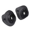 RiToEasysports 2Pcs Luggage Wheels,PVC Luggage Wheels Replacement Single Roller Double‑bearing,