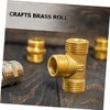 GLEAVI 1roll Brass Foil Sheet High Hardness Metal for Crafting