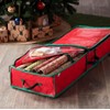 QIUPFGUT Wrapping Paper Storage, Oxford Storage Bag for Wrapping Paper