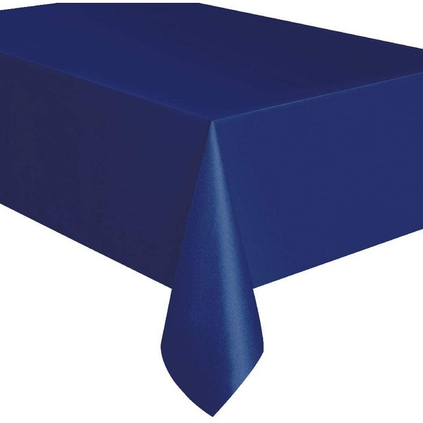 Plastic Disposable Party Tablecloth (Navy Blue)