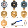 11Pcs Wood Carving Disc for 4" or 4 1/2" Angle