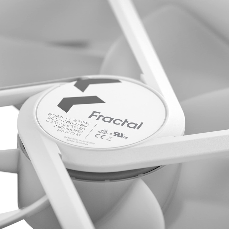 Fractal Design Prisma AL-18 PWM White 180 mm Addressable RGB