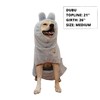 DERPYCHAPPY Derpy Chappy Premium Dog Bathrobe Towel, Absorbent Microfiber Robe