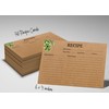 Inkdotpot 4x6 Inch Recipe Cards (Set of 50), Thick Double