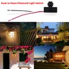 DC 8-50V Photoelectric Switch,12V/24V/36V/48V Direct Current Photocell Switch,Dusk to Dawn