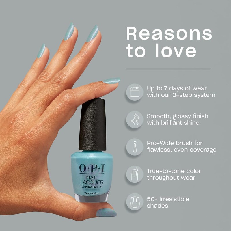 OPI Nail Lacquer Grunge Queen | Semi-Sheer Dark Red-Copper Shimmer