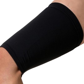 D&M 109684 Asmedy Thigh Supporter, For Thighs, 1 Piece, For Both Left and Right Use, Made in Japan, Black, One Size Fits Most, Level 4, Sleeve Type, N, Fixed, Support, Stretchy, Compression