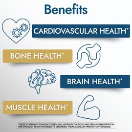 Nature's Wonder Nature's Wonder Vitamin K2 + D3 with MenaQ7 for Cardiovascular, Brain, Bone and Muscle Health, 120 Softgels, 120 Day Supply