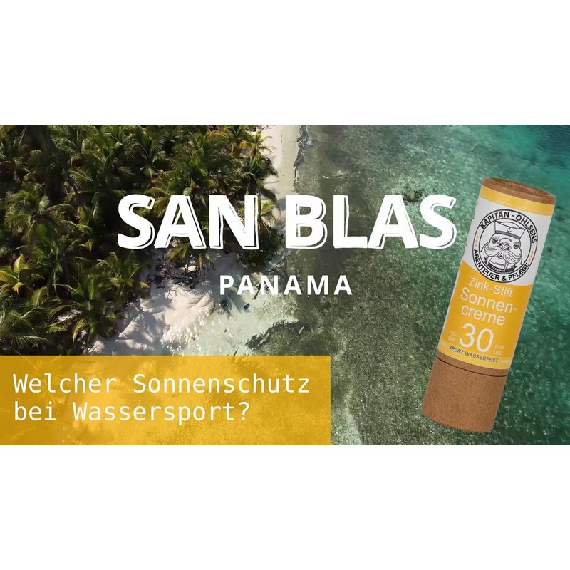 Zink-Stift Sonnencreme LSF 30 - wasserfest - mineralischer zinc stick
