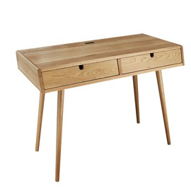 American Trails Freedom Made of Solid American Desk with USB Ports, Natural Oak (New) (A605-526)