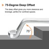 sourcing map Offset Extra Long Box End Wrench 6 x
