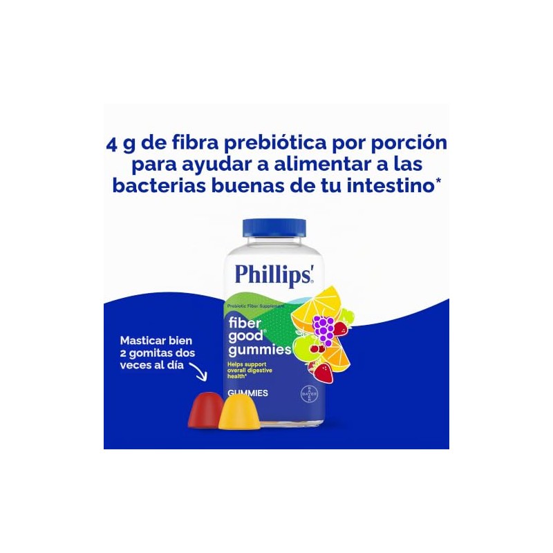 Phillips' Fiber Good Gummies, Daily Fiber Supplement, 90 Count