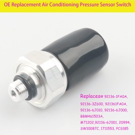 A/C Pressure Sensor Switch 92136-1FA0A, 921361FA0A Compatible with Infiniti G35 M35, Nissan Altima Frontier Maxima Sentra Pathfinder Juke Murano Quest Rogue Versa Xterra 92136-3Z600, 92136-6J010