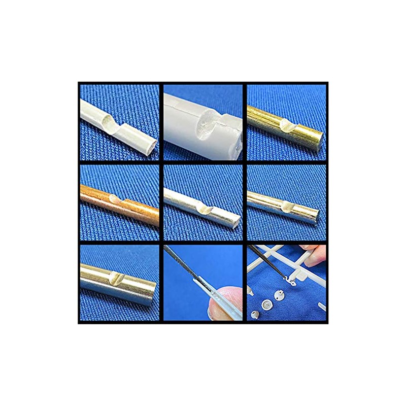 Shimomura Alec AL-K115 Super Tapered Round File BCF Plastic Model