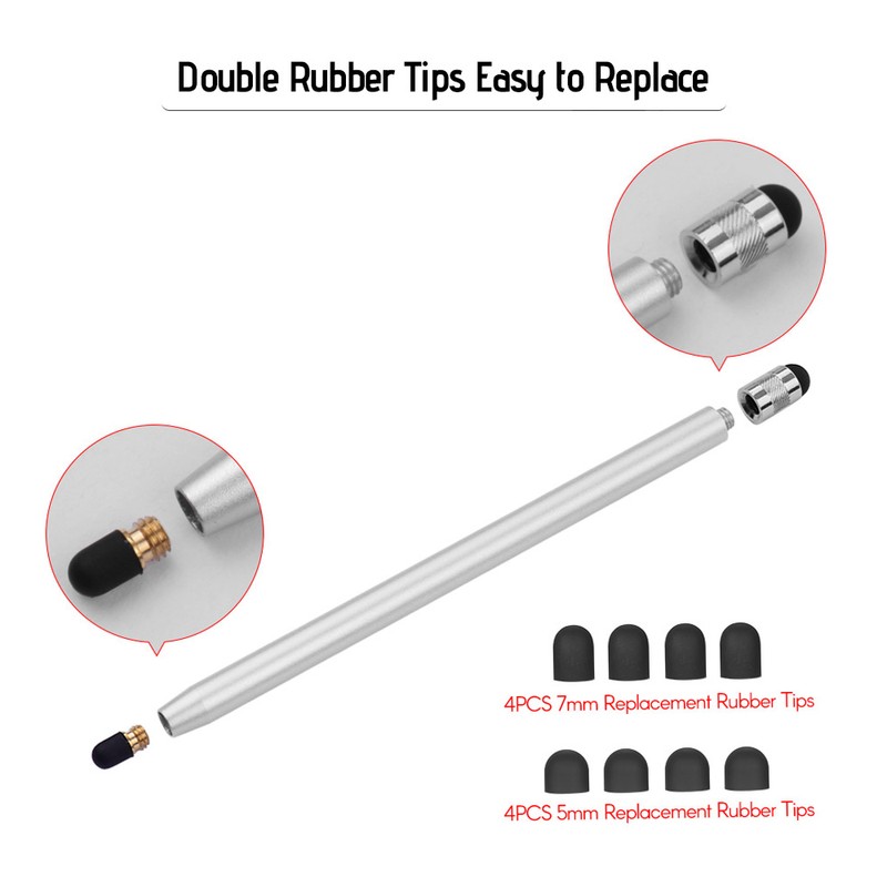 2 in 1 Universal Touchscreen Stylus Pen for All Touchscreen