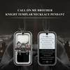 Knight Templar Challenge Coin Call On Me Brother Religious Red